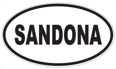 SANDONA - Oval Magnet