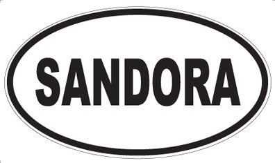 SANDORA - Oval Magnet
