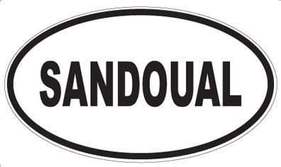 SANDOUAL - Oval Sticker