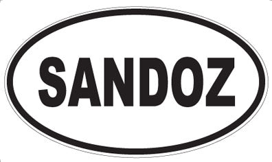 SANDOZ - Oval Sticker