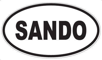 SANDO - Oval Magnet