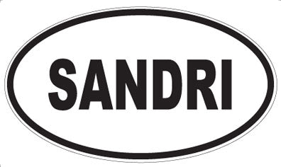SANDRI - Oval Magnet