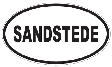 SANDSTEDE - Oval Sticker