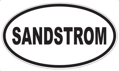 SANDSTROM - Oval Magnet