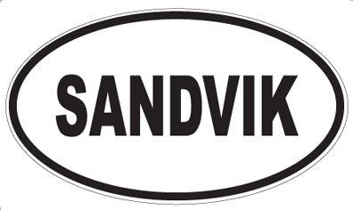 SANDVIK - Oval Sticker