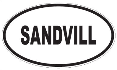 SANDVILL - Oval Magnet