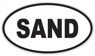 SAND - Oval Magnet