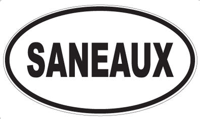 SANEAUX - Oval Sticker