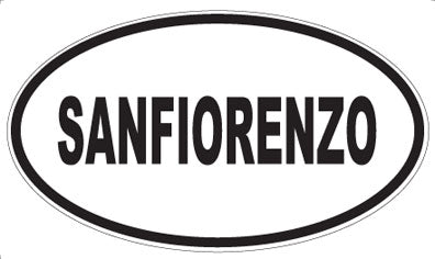 SANFIORENZO - Oval Sticker