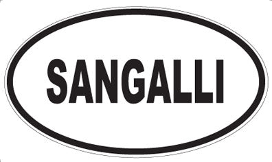 SANGALLI - Oval Magnet