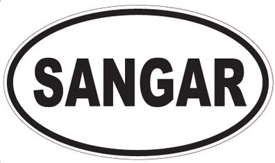 SANGAR - Oval Sticker