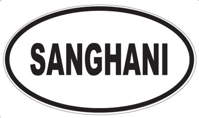 SANGHANI - Oval Sticker