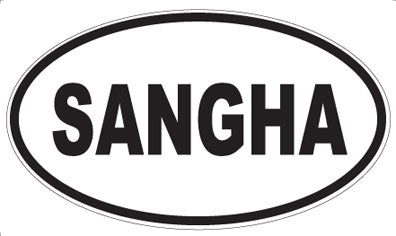 SANGHA - Oval Magnet