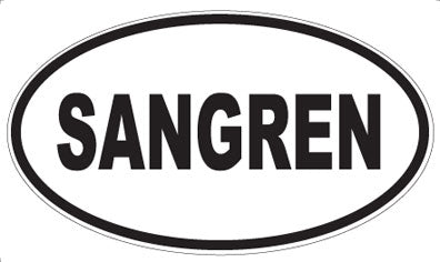 SANGREN - Oval Magnet