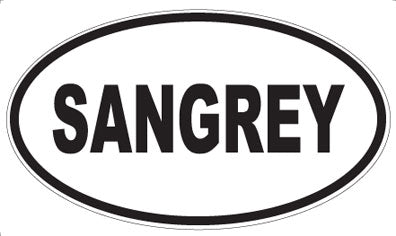 SANGREY - Oval Magnet