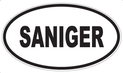 SANIGER - Oval Magnet