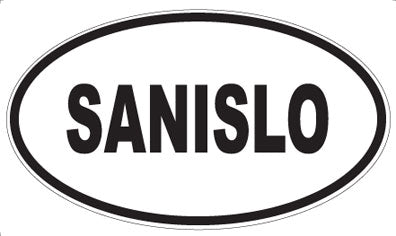 SANISLO - Oval Magnet