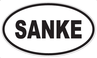 SANKE - Oval Sticker