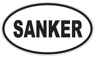 SANKER - Oval Magnet