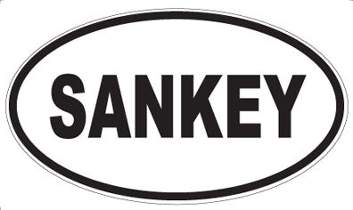SANKEY - Oval Sticker