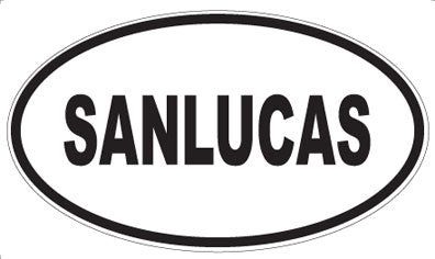 SANLUCAS - Oval Magnet