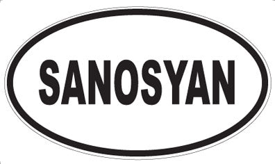 SANOSYAN - Oval Magnet