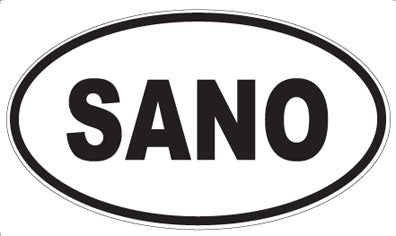SANO - Oval Magnet