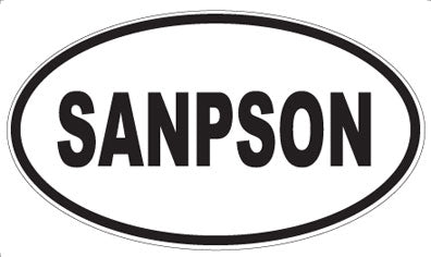 SANPSON - Oval Magnet