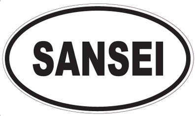 SANSEI - Oval Sticker
