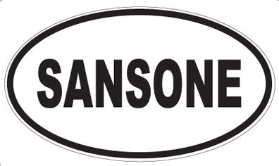 SANSONE - Oval Magnet