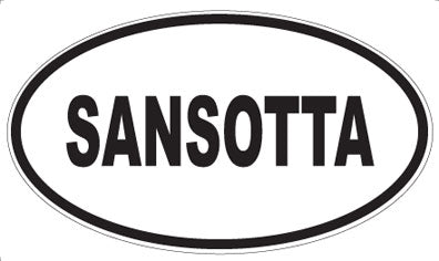 SANSOTTA - Oval Magnet