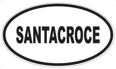 SANTACROCE - Oval Magnet