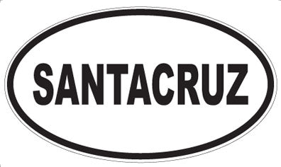 SANTACRUZ - Oval Magnet