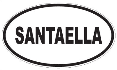 SANTAELLA - Oval Magnet