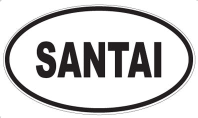 SANTAI - Oval Sticker