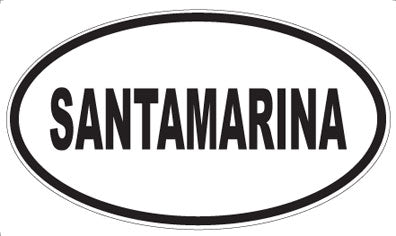 SANTAMARINA - Oval Magnet
