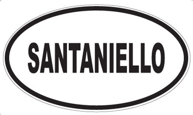 SANTANIELLO - Oval Sticker