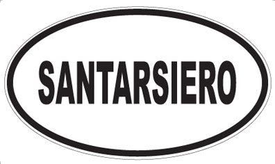 SANTARSIERO - Oval Magnet