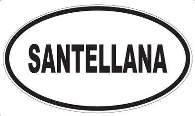 SANTELLANA - Oval Magnet