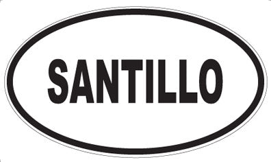 SANTILLO - Oval Magnet