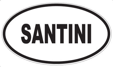 SANTINI - Oval Magnet