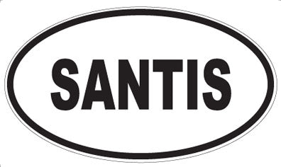 SANTIS - Oval Magnet