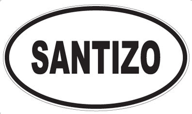 SANTIZO - Oval Magnet