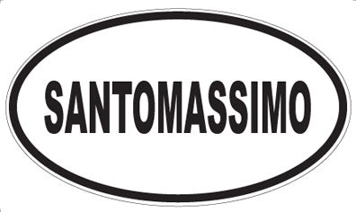 SANTOMASSIMO - Oval Sticker