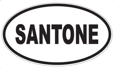SANTONE - Oval Sticker