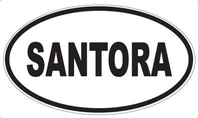 SANTORA - Oval Magnet