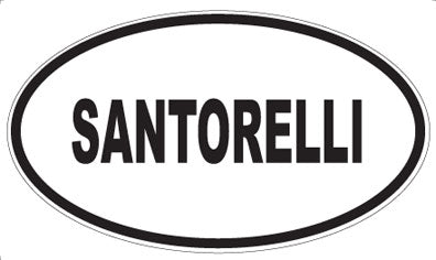 SANTORELLI - Oval Sticker