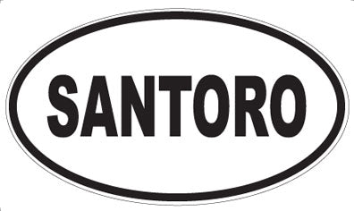 SANTORO - Oval Magnet