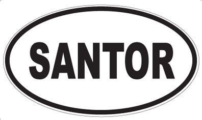 SANTOR - Oval Magnet