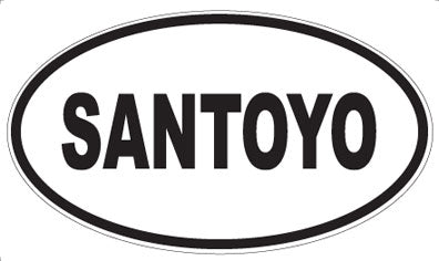SANTOYO - Oval Sticker